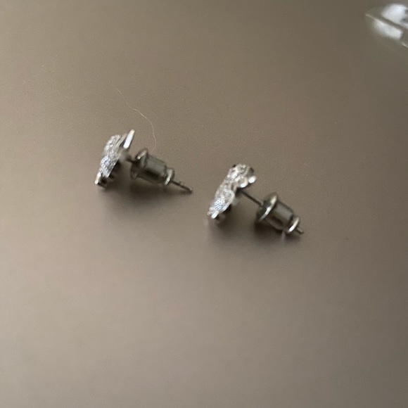 Silver bunny earrings - Picture 2 of 3